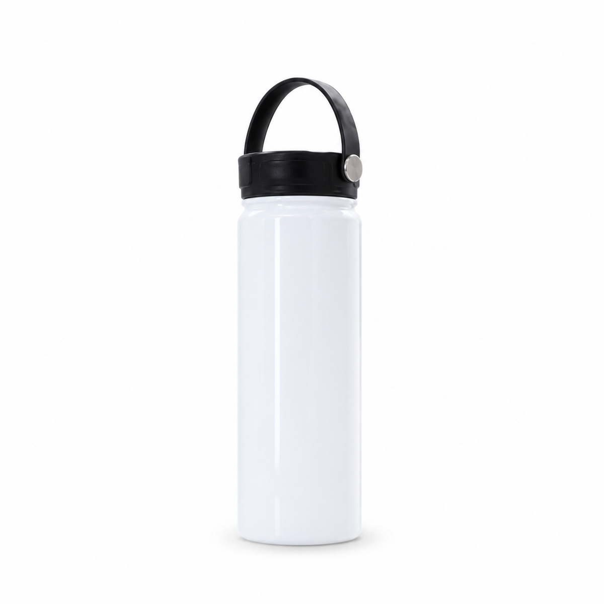 ORCA 650 ml. Stainless Steel Camp Cup - White, Swing Handle