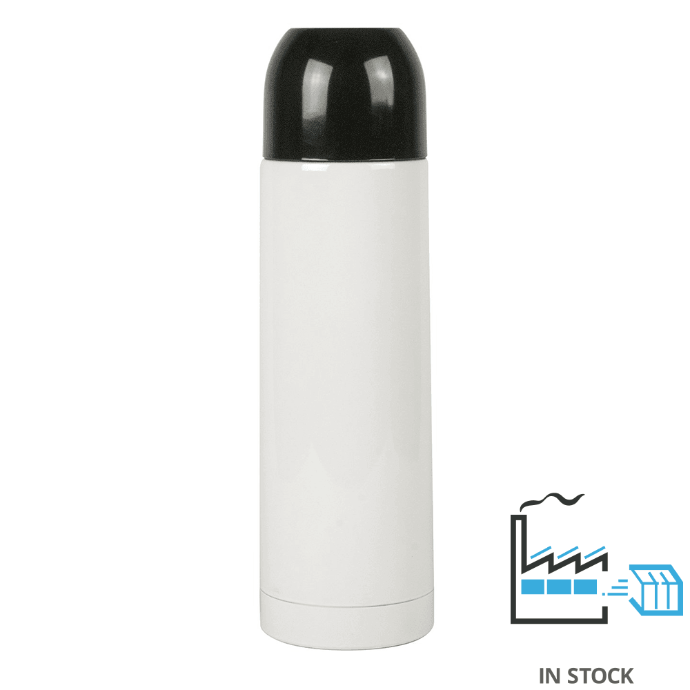 750 ml Stainless Steel Thermal Bottles - White , Bottles , PHOTO USA