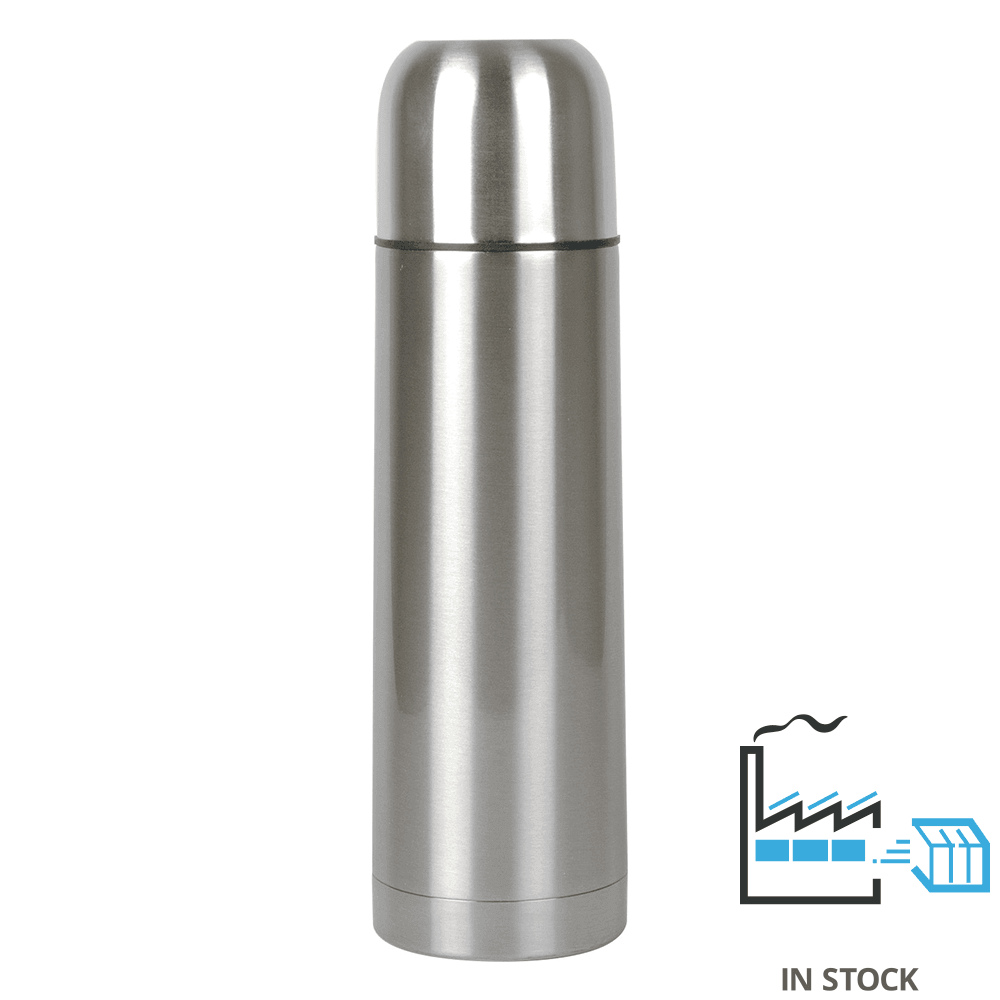 750 ml Stainless Steel Thermal Bottle - Silver , Bottles , PHOTO USA