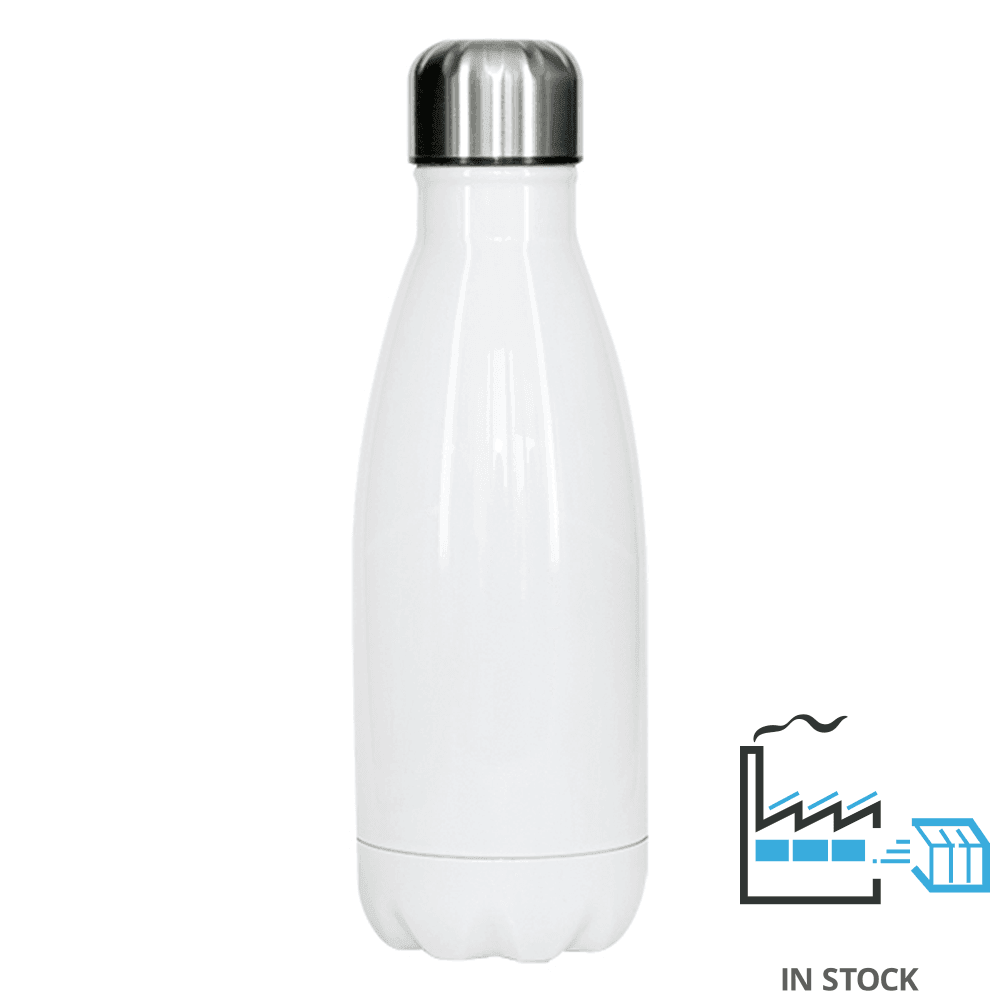350 ml Stainless Steel Insulated Water Bottle - White , , PHOTO USA