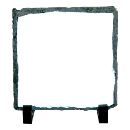 Photo Slate - Small Square - Glossy - 5.85" x 5.85" x .375" , Sublimation Photo Slates , PHOTO USA