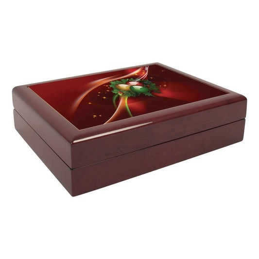 Red Mahogany Jewelry Box - PhotoUSA | Wholesale Sublimation Blanks & Fulfillment | ORCA® Coating