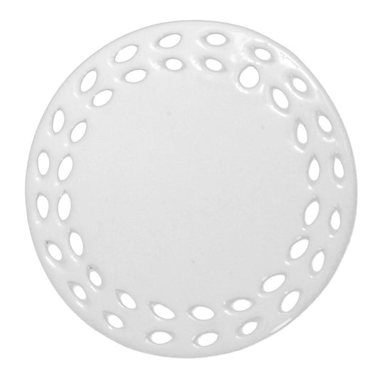 3" Ceramic Round Doily Ornament , Sublimation Ornaments , PHOTO USA