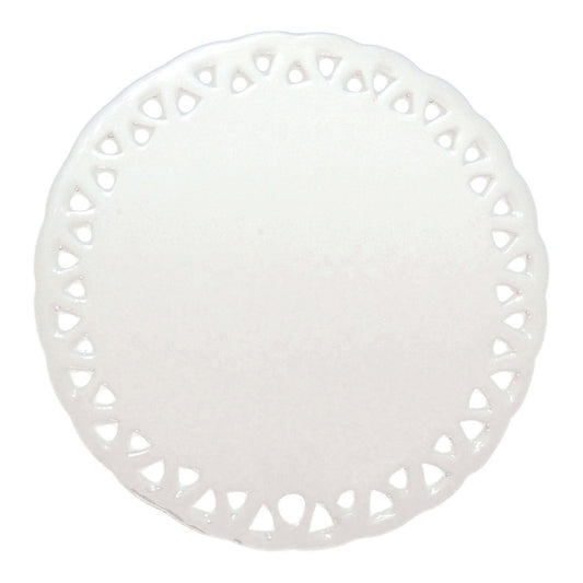 3.25" Ceramic Round Doily Ornament , Sublimation Ornaments , PHOTO USA
