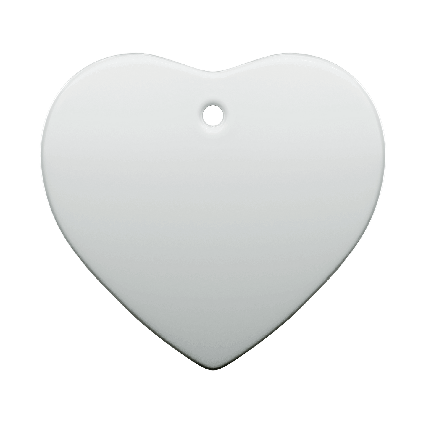 Ceramic Ornament - Heart , Sublimation Ornaments , PHOTO USA