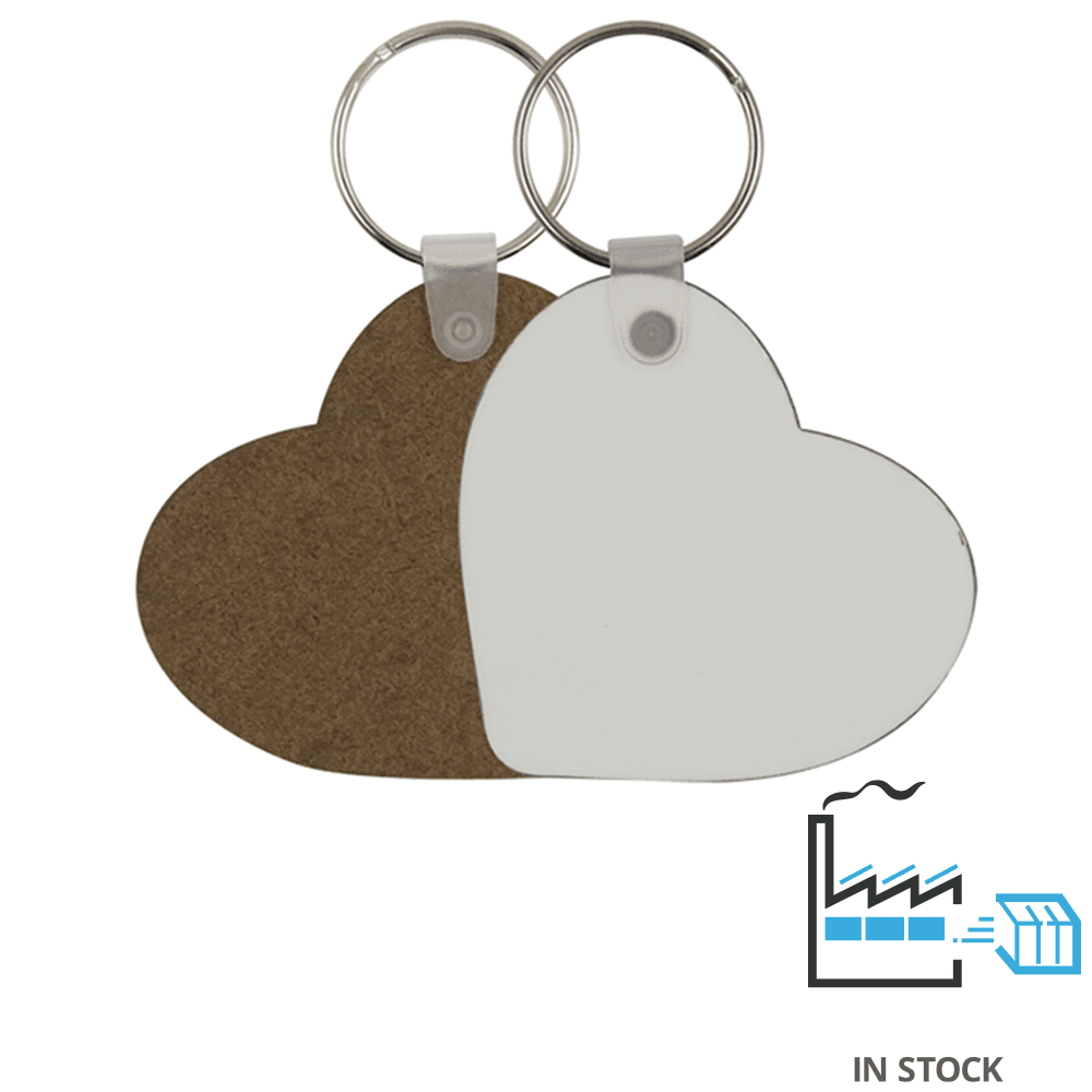 Key Ring - MDF - Heart - PhotoUSA | Wholesale Sublimation Blanks & Fulfillment | ORCA® Coating