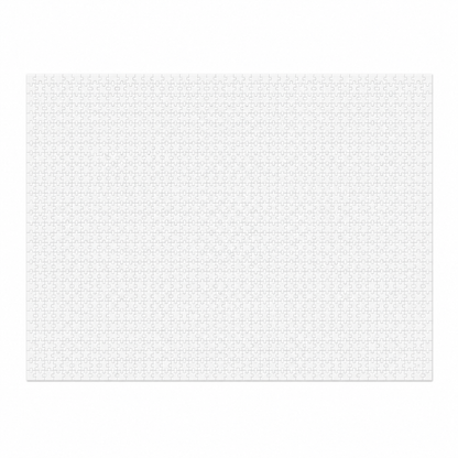 Blank 1000-piece sublimation jigsaw puzzle with white printable surface, wholesale