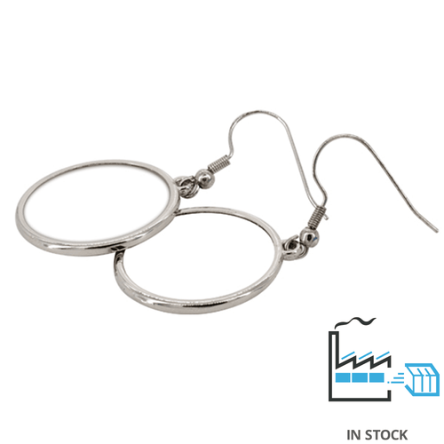 EH01 - Earring 01 - Earring Round - PhotoUSA | Wholesale Sublimation Blanks & Fulfillment | ORCA® Coating