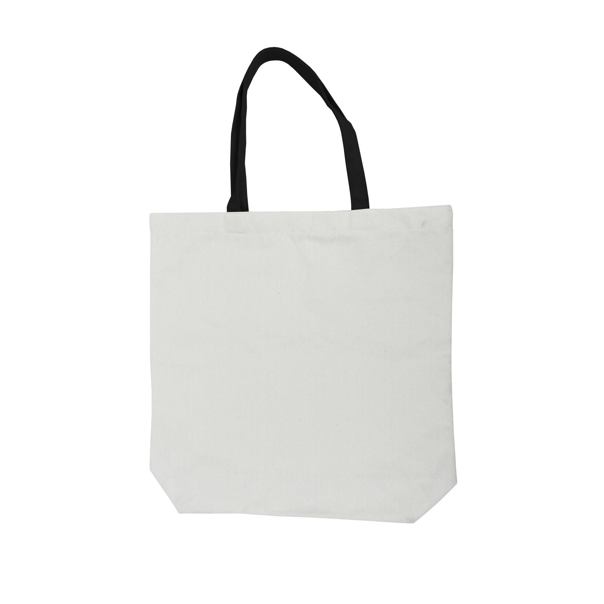 Active Lifestyle' Cream & Green Canvas Tote Bag | Adanola
