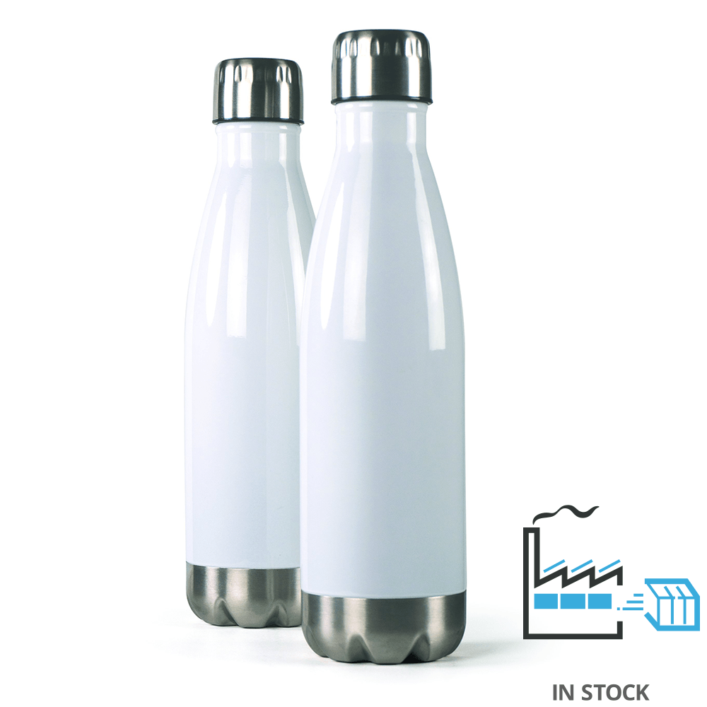 16 oz Stainless Steel Insulated Water Bottle - White