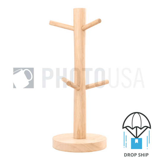 Wooden Cup Shelf