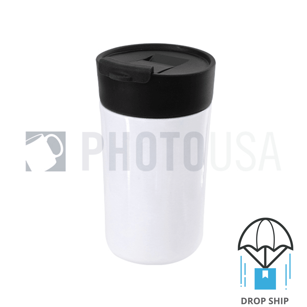 350ml Stainless Steel Vacuum Insulated Coffee Cup - White