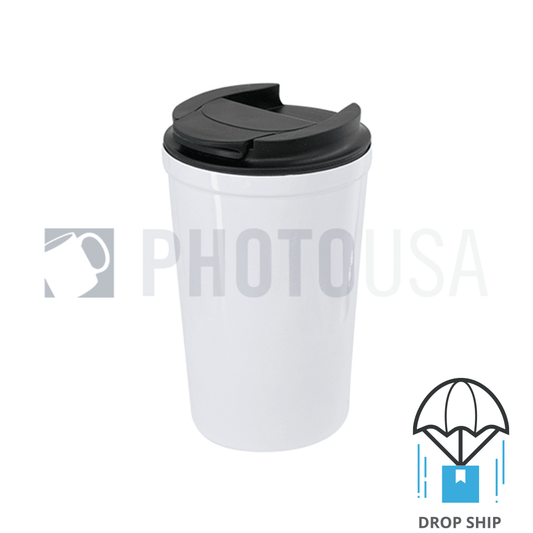 12oz Stainless Steel Vacuum Insulated Coffee Cup - White