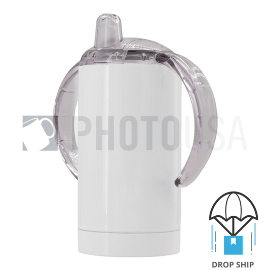350ml Stainless Steel Baby Bottle w/ Suction Nozzle