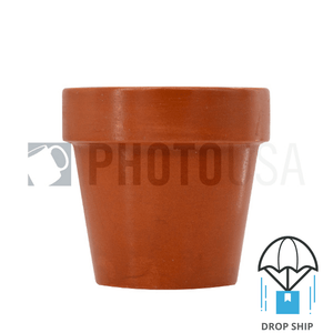 3.1" Red Pottery Flowerpot