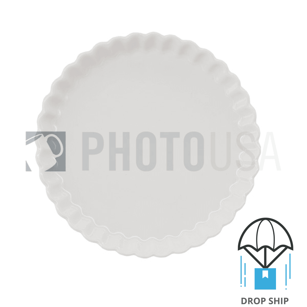 6" Round Chrysanthemum Plate