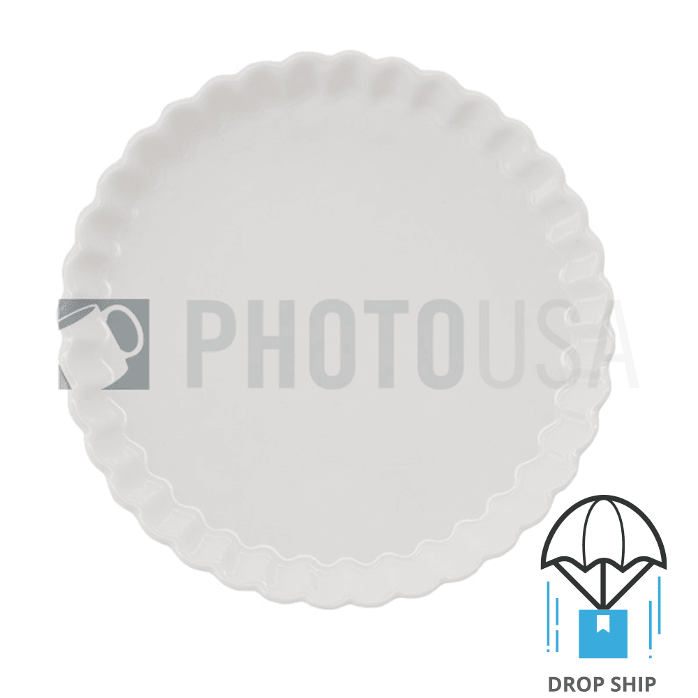 8" Round Chrysanthemum Plate